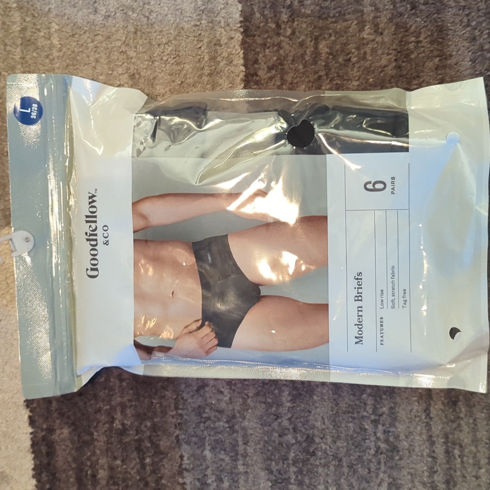 Goodfellow & Co Men's Modern Briefs 6pk - Picture 2 of 8